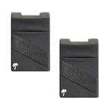 StickyWallet 2-Pack Premium Stick-On Phone Wallet with Double Pocket & Strap