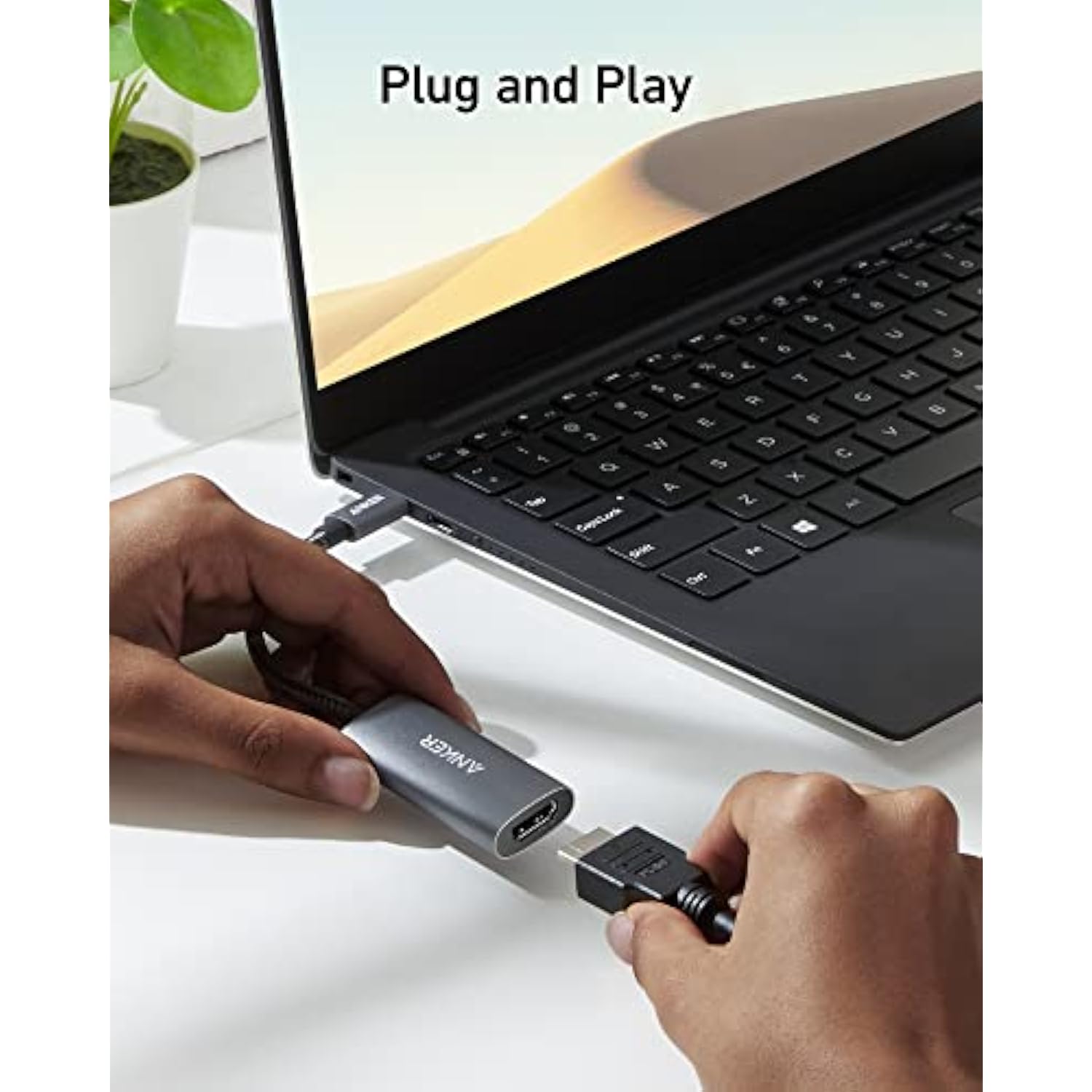 Anker USB C to HDMI Adapter (8K@60Hz or 4K@144Hz), 518 USB-C Adapter (8K HDMI)