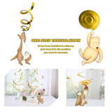 16Pcs Swirl Hanging Decorations Baby Shower Party Supplies