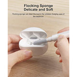 Cleaning Kits For Airpods Pro 1 2 3 Multi-Function Cleaner Pen Soft Brush For Bluetooth Earphones Case Cleaning Tools For Iphone 16 15 Pro Max Lego Camera Lens (White)