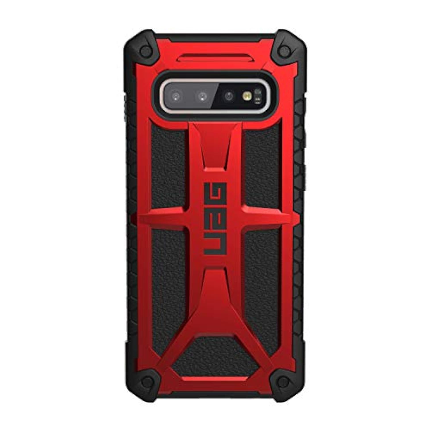 Uag Designed For Samsung Galaxy S10 Plus [6.4-Inch Screen] Monarch [Crimson] Military Drop Tested Phone Case