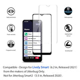 Compatible With Lively Smart Screen Protector[2 Pack], Jitterbug Smart3 5007S Tempered Glass Film Anti-Scratch, Hd Clear Case Friendly, Bubble Free Screen Protector For Jitterbug, Lively Smart