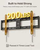 Heavy Duty Tilting TV Wall Mount for 43-95 Inch TVs, 200 lbs Capacity, 1.65" Slim Low Profile Wall Bracket, Max VESA 800x400mm Fits 16"/18"/24"/32"