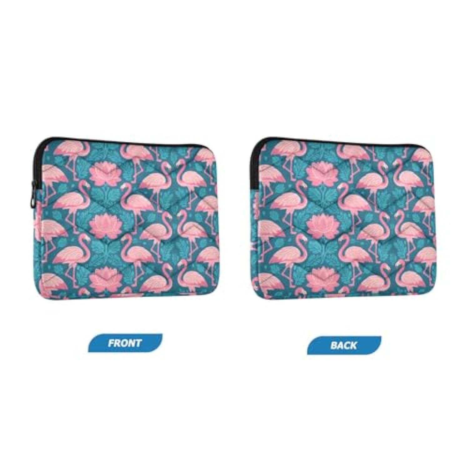 Laptop Sleeve Laptop Cover Computer Carrying Case Case Notebook Bag Briefcase Cushion Protective L Flamingo Lotus Pattern