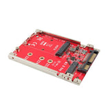 Isat-M2Ms Msata Or M.2 Ngff Sata Ssd To 2.5-Inch Sata Adapter With Aluminum Fr