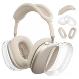 Silicone Case For Airpods Max (2024/2020),Clear Soft Tpu Ear Cups Cover,Ear Pad Cover,Headband Cover For Airpods Max(Usb-C/Lightning),Transparent Accessories For Apple Airpods Max,Starlight