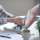 Laptop Skin Sticker Decal,13.3" 14" 15" 15.4" 15.6 Inch Laptop Universal Vinyl Skin Sticker Cover,Dustproof Waterproof Reusable Art Decal Protector With Free 2 Wrist Pads (Marble 3)