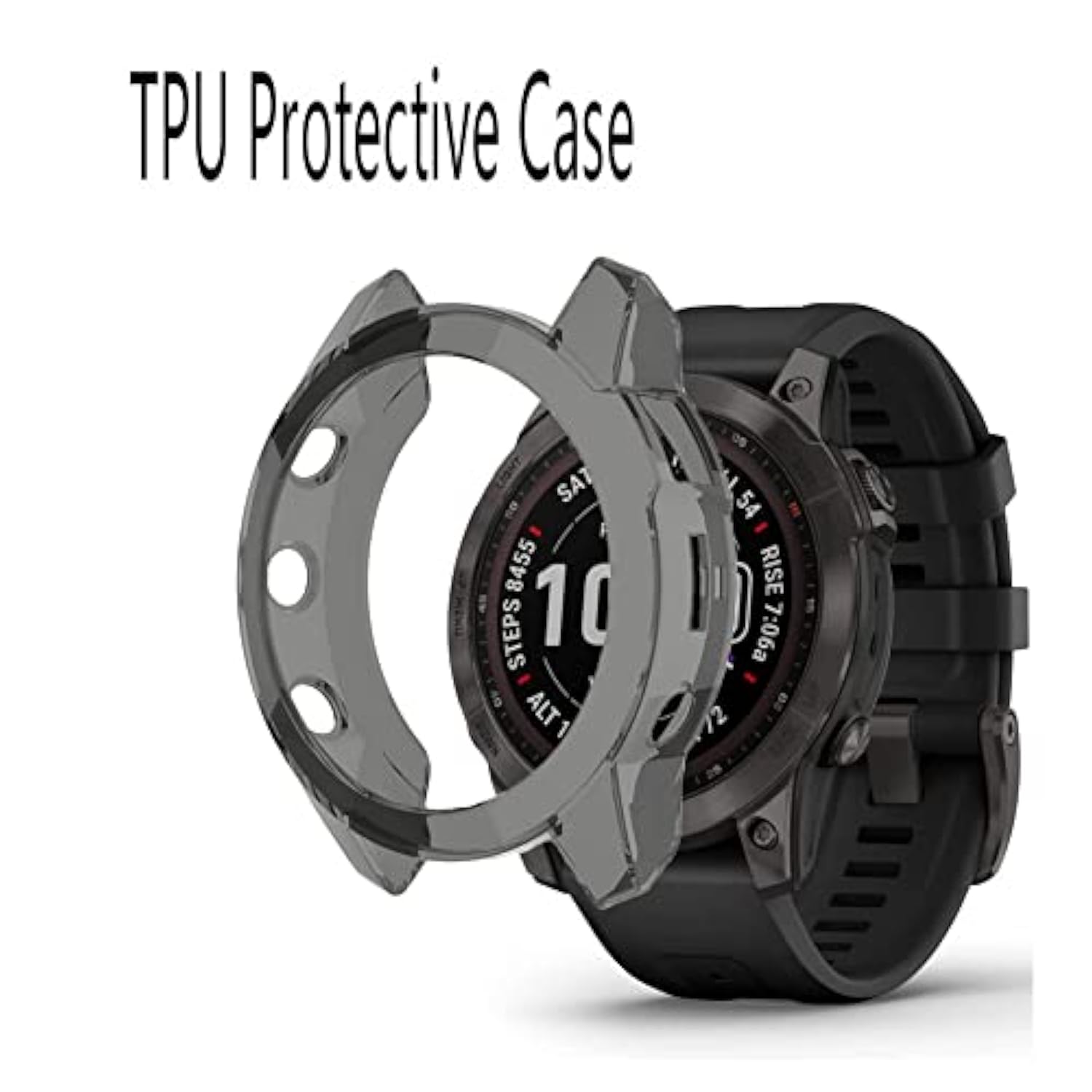 Watch Screen Protector (3+1Pack) Compatible For Garmin Fenix 7 47Mm/7 Solar/7 Sapphire Solar, Tempered Glass Film D39