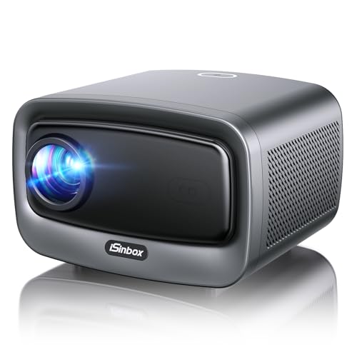 [2500 Ansi/Auto Focus/Built-In Apps] Smart Projector 4K With Wifi 6 And Bluetooth 5.3, 6D Keystone Outdoor Movie Projector With Netflix& 36W Dolby Audio Plus Hdr10+ Home Theater Ceiling Upgraded