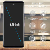 (3 Pack Privacy Screen Protector Designed For T-Mobile Revvl 7 Pro 5G Anti-Spy Tempered Glass Film, Anti Scratch, Bubble Free, Black