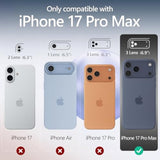 Magnetic Case for iPhone 6.9 Inch 17 Pro Max, Black