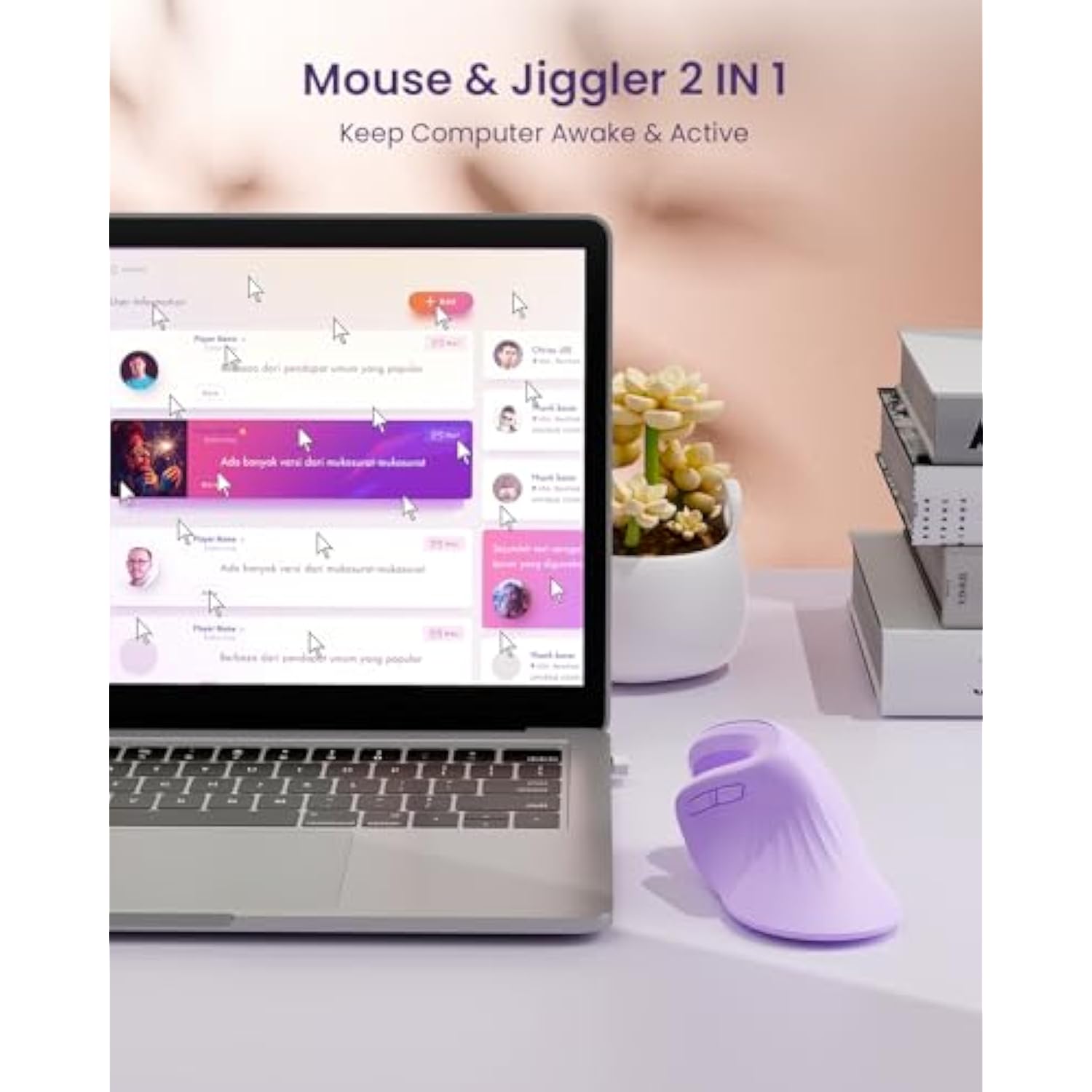 seenda Bluetooth Ergonomic Mouse - Dual Mode (2.4G + Bluetooth 4.0) Wireless V