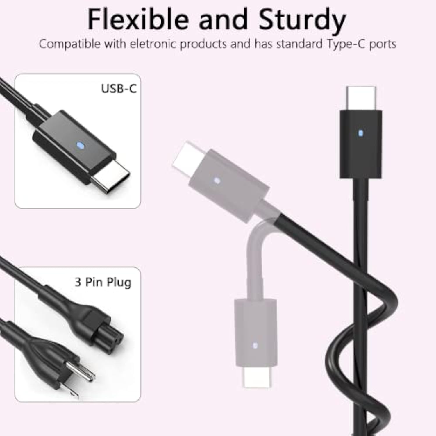 Dell 130W Laptop Charger Usb C For Dell Xps 15 9520 9510 9500 9575 Xps 17 9720