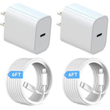 Charger For Iphone 14 Fast Charging, 20W Usb C Wall Charger Block With 6Ft Long Charging Cord Cable For Iphone 14 Charger/14 Pro Max/13/13 Pro Max/12/12 Pro Max/11/Xr/Xs/X And More