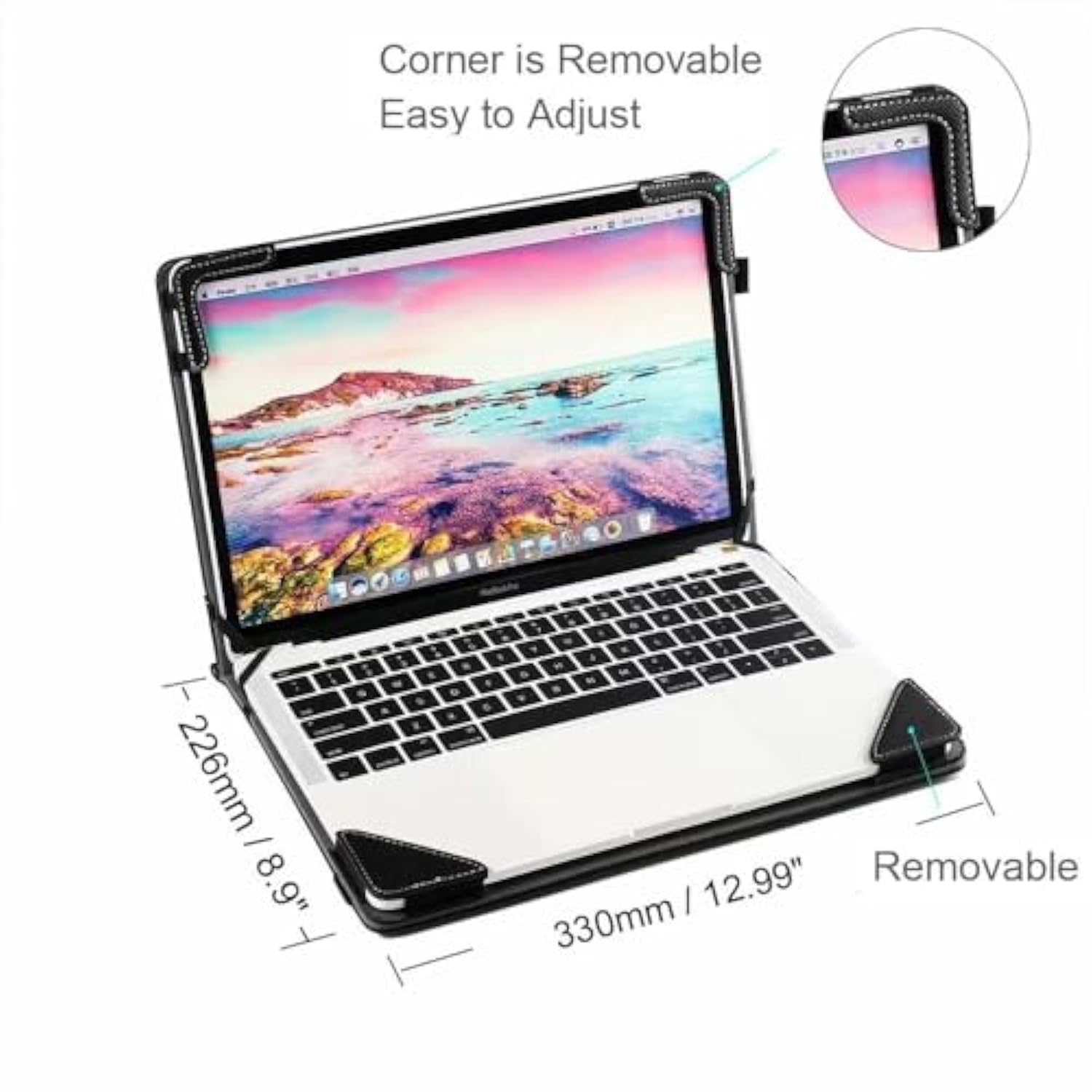 Protective Laptop Case Cover Compatible With Microsoft Surface Laptop 2025 13 Inch Notebook Pc Stand Carry Case Sleeve, Not For Surface 2024