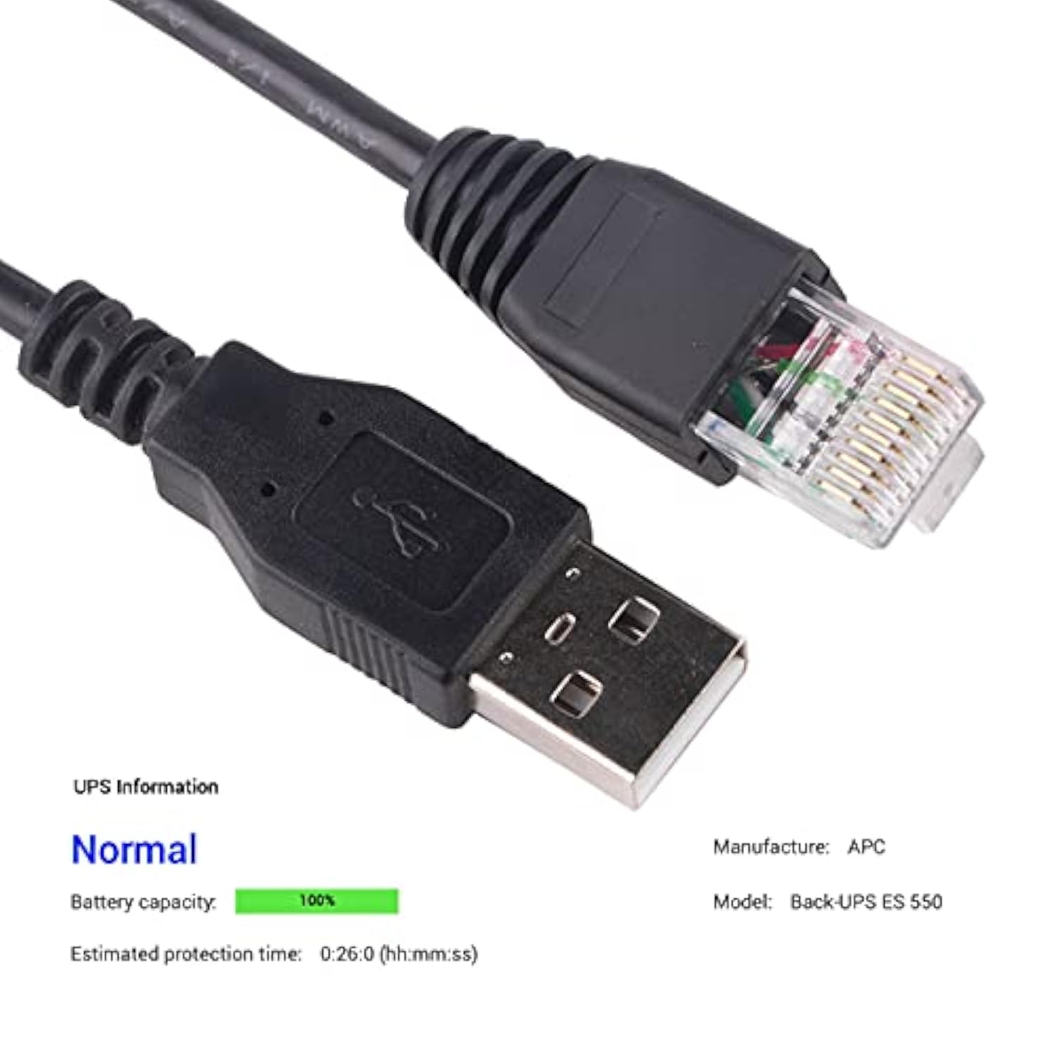 Nc Replacement Apc Smart Ups Usb Cable Ap9827 940-0127B 6 Ft (6)