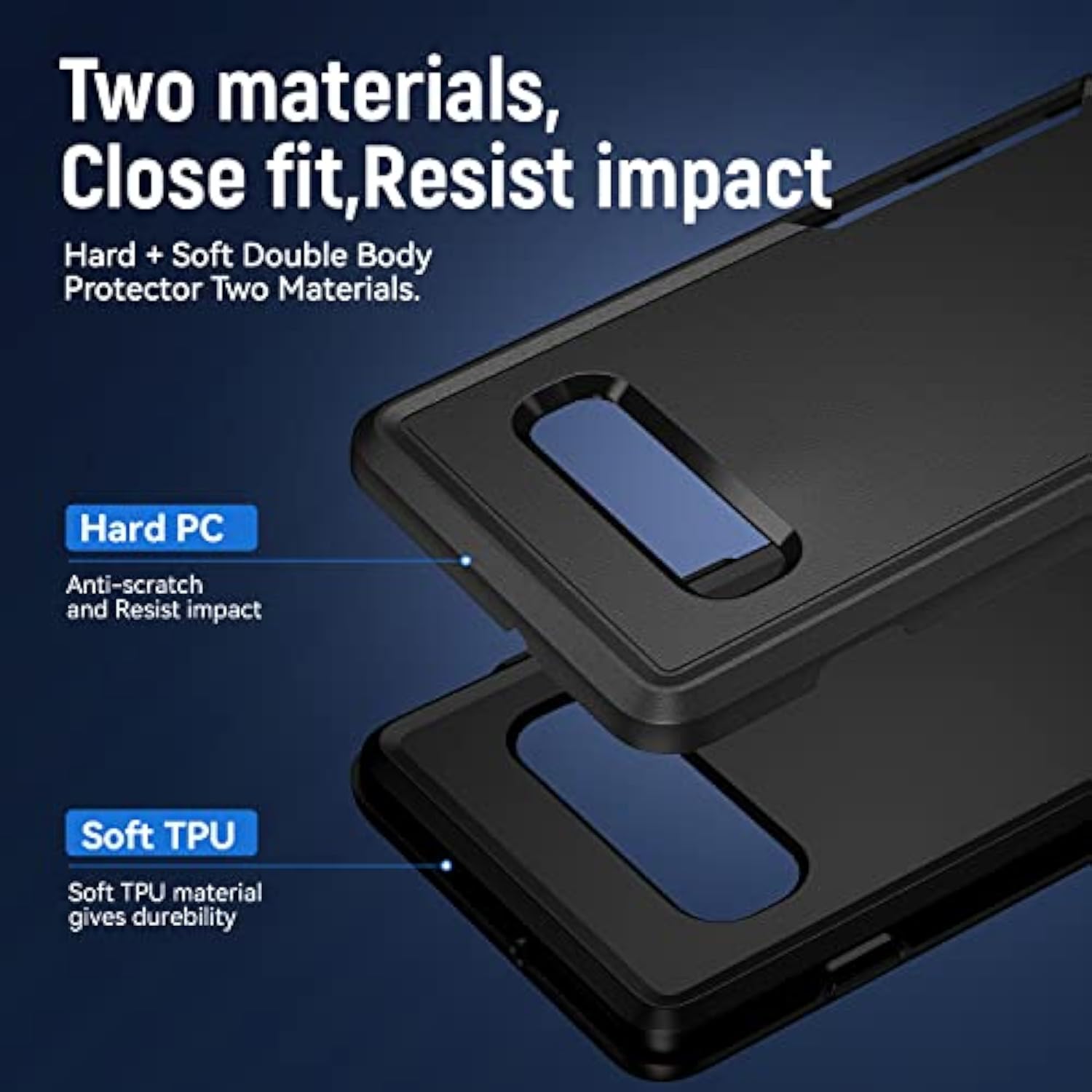 For Samsung Galax S10 Case, Galaxy S10 Case,With Hd Screen Protector [ Grade Drop Tested] Heavy-Duty Tough Rugged Shockproof Protective Case For Samsung S10, Black