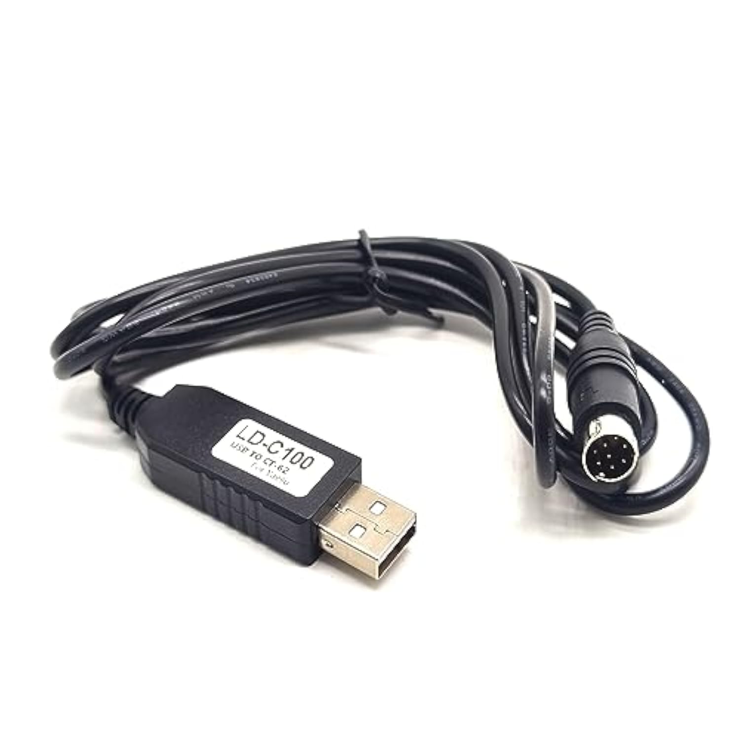 Usb To Mini Din 8Pin Male Connector Straight With Rs232 Usb Ct-62 Cat Data Cable 1.8 Meter