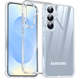 Designed For Samsung Galaxy S25 Case Clear, [Not Yellowing] [15Ft Grade Drop Protection] Scratch-Resistant Transparent Shockproof Slim Phone Case 6.2 Inch-Clear