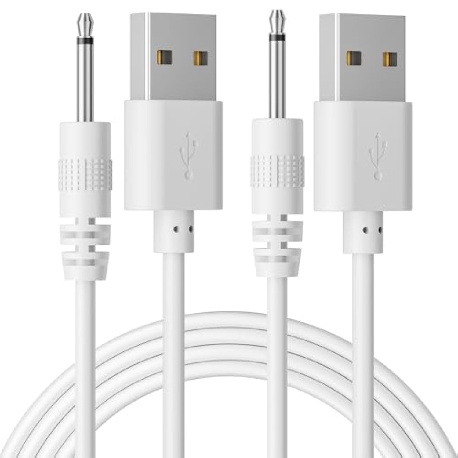 2.7Ft Replacement Usb Dc Charging Cable 2.5Mm Fast Charger Cord 2 Pack