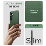 Samsung Galaxy A16 Phone Case with Screen Protector, Green - Compatible with 5G/4G Models