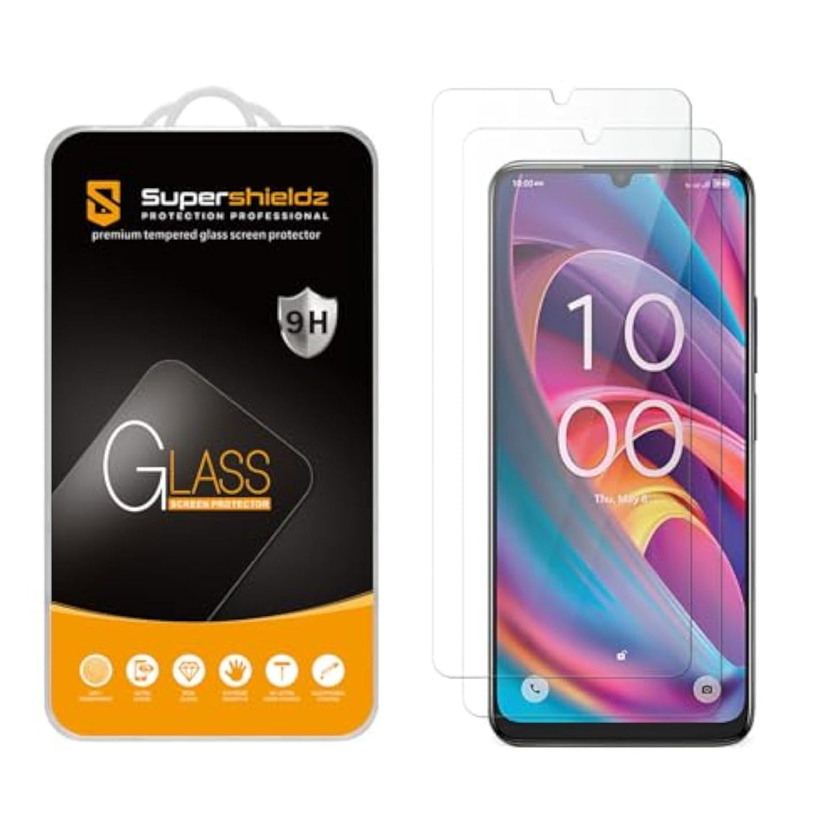 (2 Pack) Designed For Tcl K32 5G Tempered Glass Screen Protector, Anti Scratch, Bubble Free
