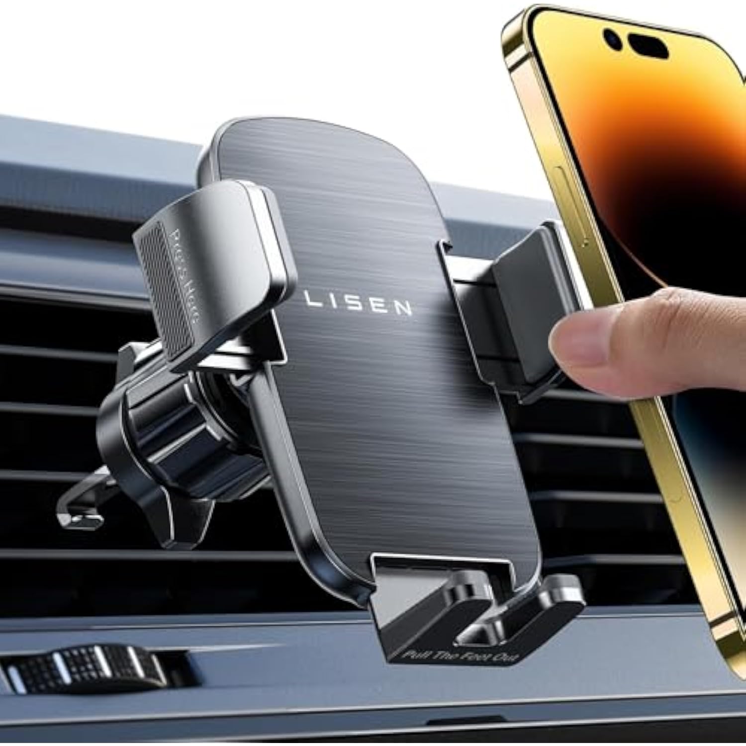Car Phone Holder Mount, 2025 Upgrade Phone Holders For Your Car Vent, Cell Phone Holder Mount For Iphone 16 Pro Max, Cell Phone Car Mount Vent For Iphone 16 15 14 13 12 Pro Max Mini Smartphones