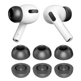 Memory Foam Ear Tips For Airpods Pro Generation 1 & 2, Replacement Airpod Pro Earbud Tip, Wireless Earbuds, Ultra-Comfort, Noise Reduction, Anti-Slip Eartips, Fit In The Charging Case (Medium)