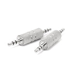 5 Pack 3.5Mm Male To Male Coupler Extension Cable Joiner 1/8 Inch Trs Stereo Audio Wire Adapter Jack Plug Connector For Bt Receiver Aux-In Cord Pc Mp3 Player Car Transmitter