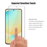 (3+3) For Samsung Galaxy S24 Fe 5G (3 Pack) Tempered Glass Screen Protector And (3 Pack) Camera Lens Protector, 9H Hardness, 2.5D, Anti Scratch, Hd Clear