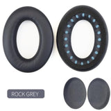 Qc45 Ear Pads Cushion, Replacement Protein Leather Earpads For Bose Quietcomfort 45 Qc45 Quiet Comfort Se Over-Ear Headphones(Rock Grey)