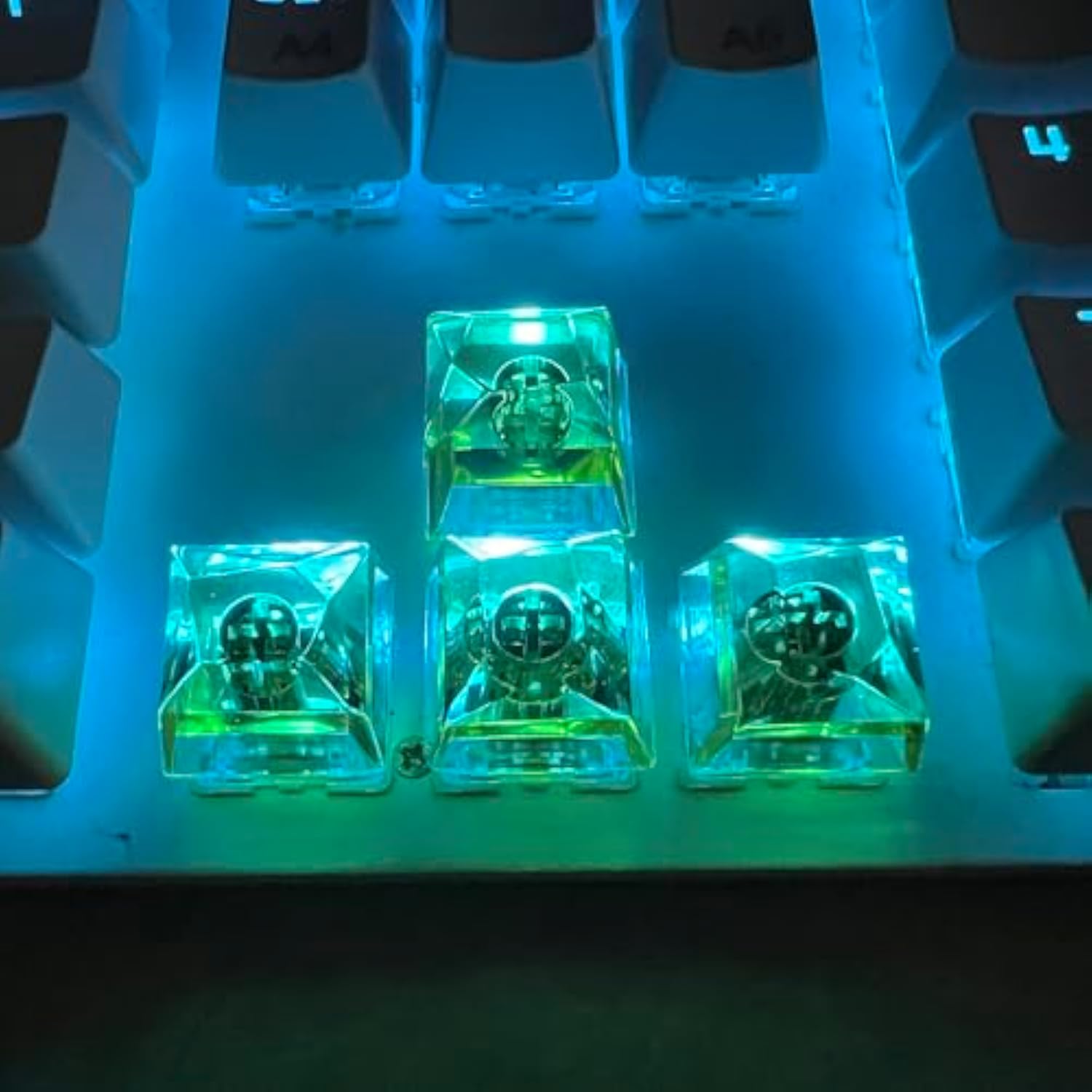 4 Key Custom Keycaps For Mx Mechanical Keyboard