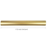 Gold Wrapping Paper Solid Color - Mini Roll - For Wedding, Birthday, Shower, Congrats, And Holiday - 17 Inches X 32.8 Feet