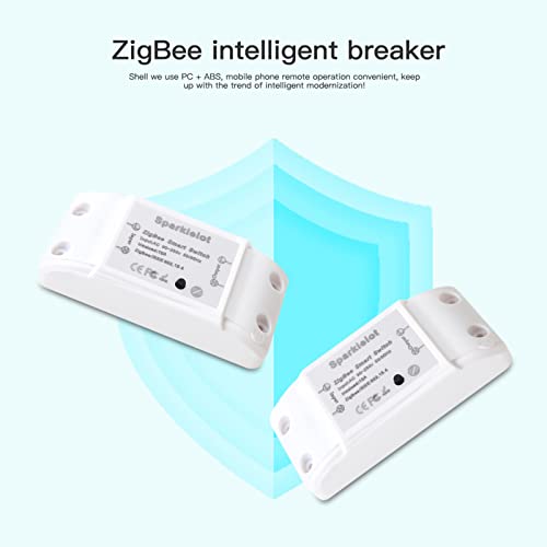 2Pcs Zigbee 3.0 Diy Smart Switch Wifi Wireless Remote Led Light Controller Compatible With Alexa & Google Home Assistant For Smartthings, Hub Required