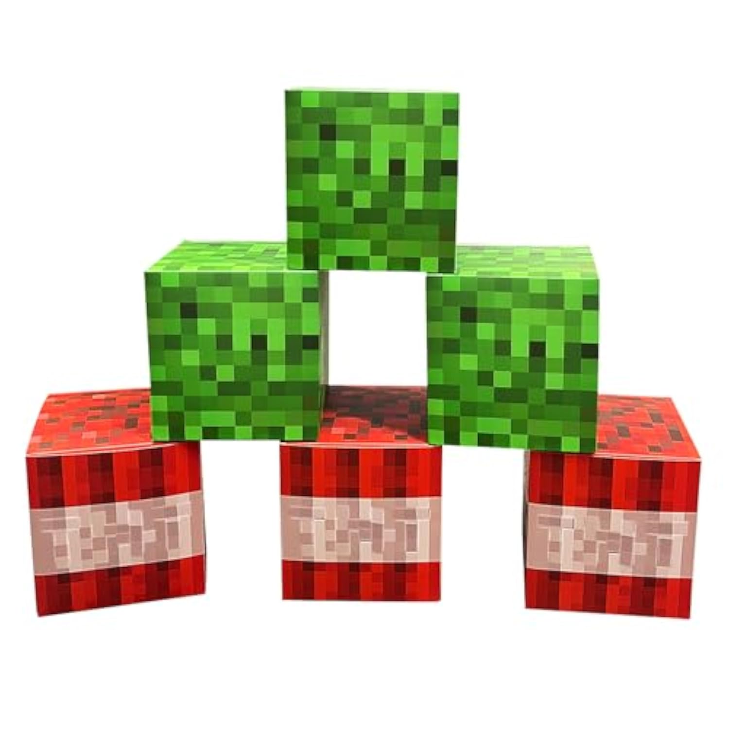 6 Pcs Gaming Party Boxes Birthday Party Decorations, 7.5 Inch Video Game Centerpieces Boxes For Boys Gaming Birthday Party Decor Supplies