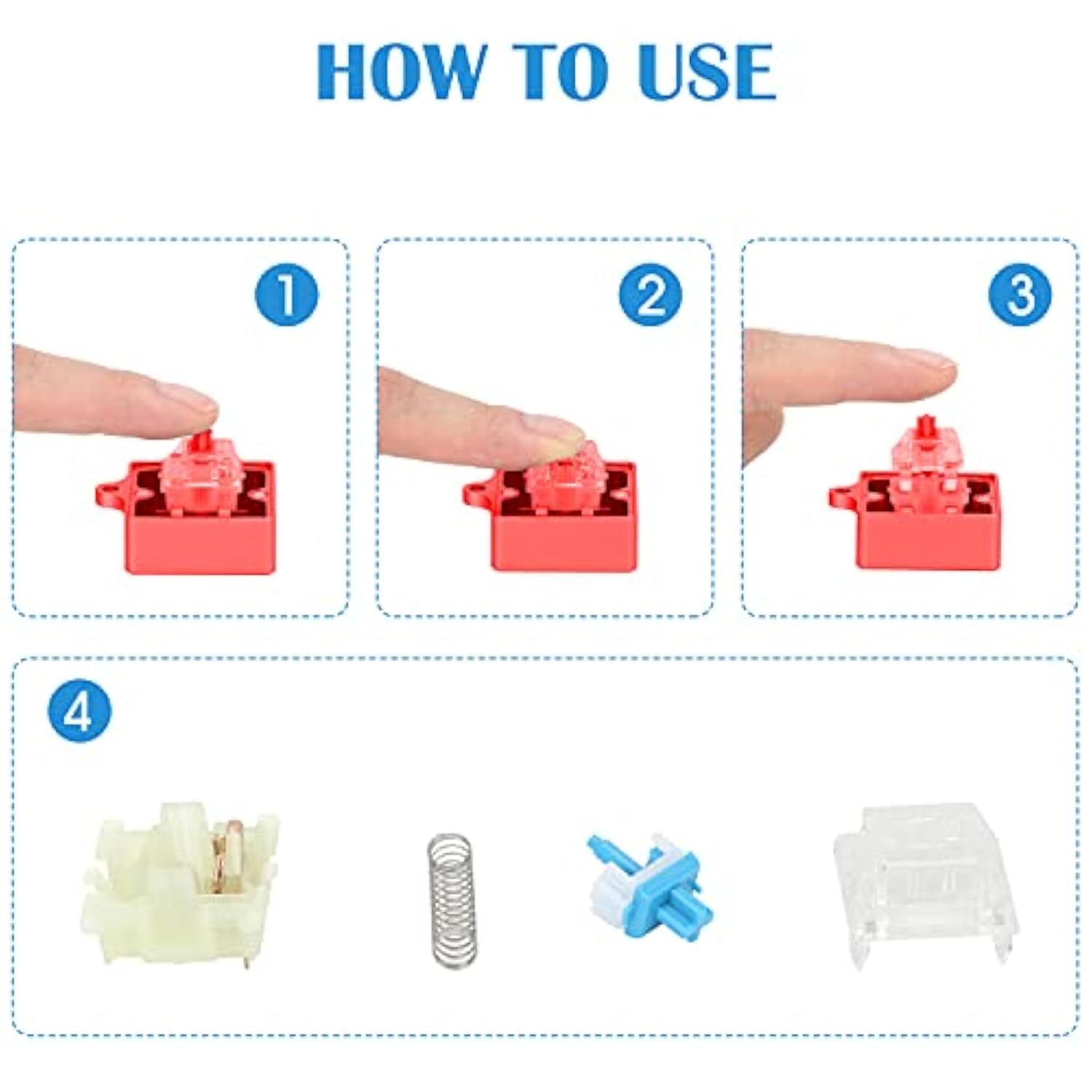 Switch Opener Aluminum Keyboard Switch Opener For Cherry Mx Gateron Kailh Oute