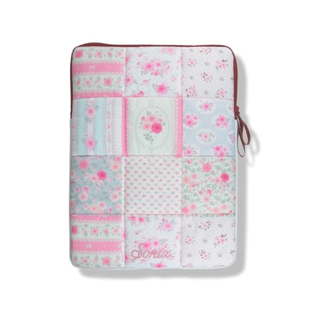 Sonix | Puffy Laptop Sleeve | 15-16 Inch, Quilted Pillow Puffer Laptop Carrying Case, Computer Sleeve | Patchwork Cottage
