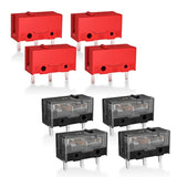 Red Kailh Gm4.0 And Black Gm8.0 Mouse Micro Switch For Gaming Mouse