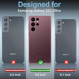 Designed For Samsung Galaxy S22 Ultra Case, Waterproof Builtin Screen Protector Full Protection Heavy Duty Shockproof Antiscratched Rugged Case For Galaxy S22 Ultra 5G 6.8'' 2022, Black