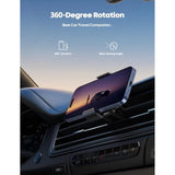 Car Vent Phone Mount - Hands-Free Cradle Holder for iPhone 14 13 12 11 X SE