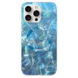Hue - for iPhone 15 Pro Case Compatible with Magsafe Ocean Wave Phone Case with 360° Shock-Absorbent Bumper Cute Unique and Aesthetic Phone Cover for Girls and Women