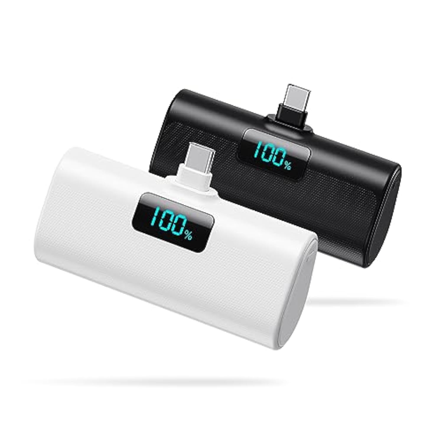 [2-Pack]Portable Charger For Iphone 16 Series,Upgraded 5200Mah Pd Usb C Power Bank Built-In Usb-C Connector, Battery Pack Compatible With Iphone 16/16 Plus/16 Pro/16 Pro Max/15 Series,Samsung,Android