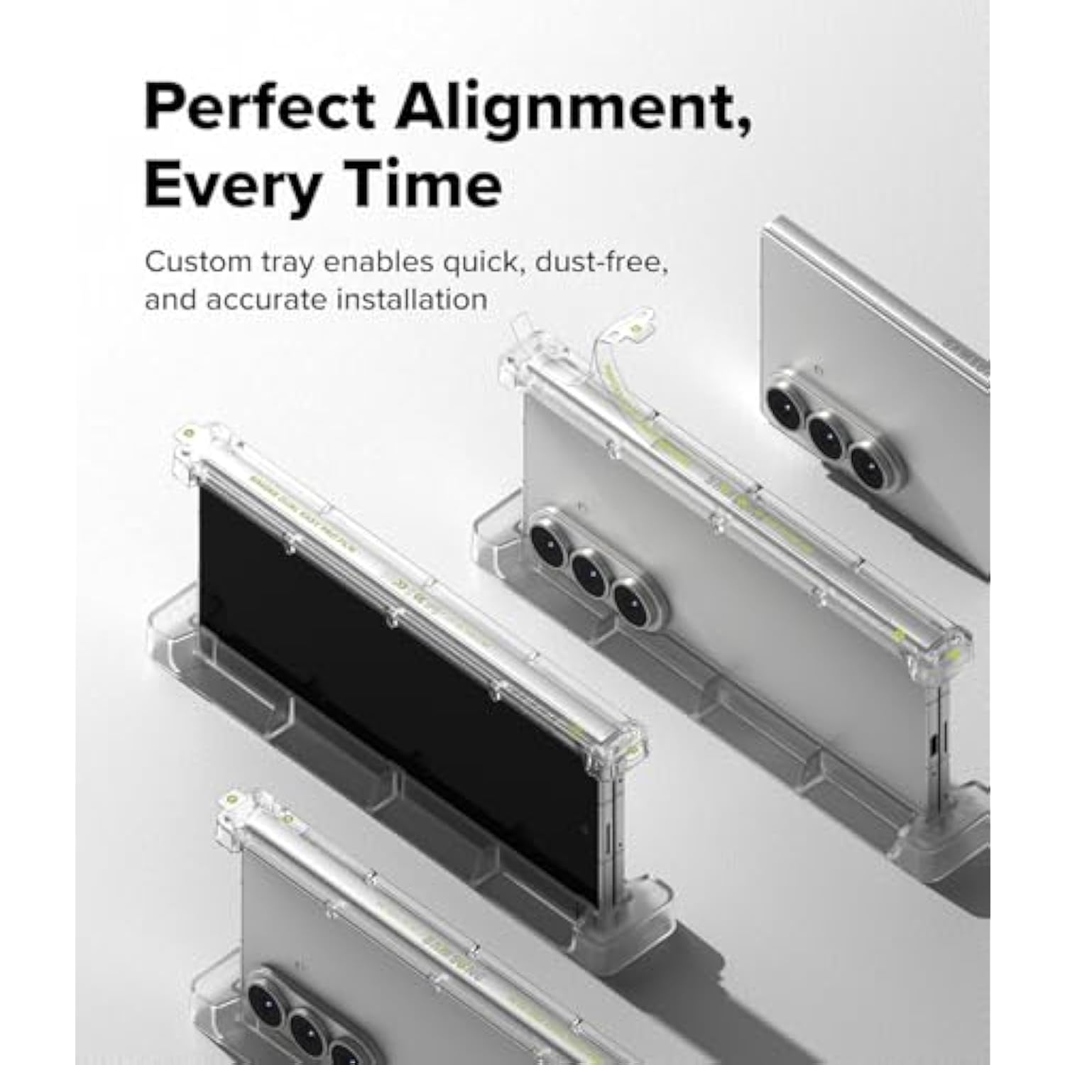 Ringke Hinge Dual Easy Pro Film Compatible with Samsung Galaxy Z Fold 7 Hinge Protector (Not Screen Protector), 0.002 Inches Adhesive TPU Cover for Curved Surface - 2 Pack