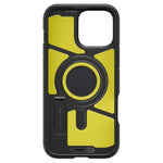 Spigen for iPhone 16 Pro Case, Tough Armor (Ai) MagFit [Compatible with Magsafe] [Kickstand] [Military-Grade Protection] - Black