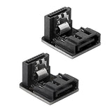 90 Degree Sata Adapter, Up Angle Sata 7Pin Male To Female Converter For Mother
