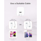 33W Usb-C Pd Wall Gan Charger, Phone 16/16 Plus/16 Pro/16 Pro Max Charger With Foldable Plug, Traveller Adapters, Use For Smartphone, Pad Pro Tablet, Macbook Air Etc.