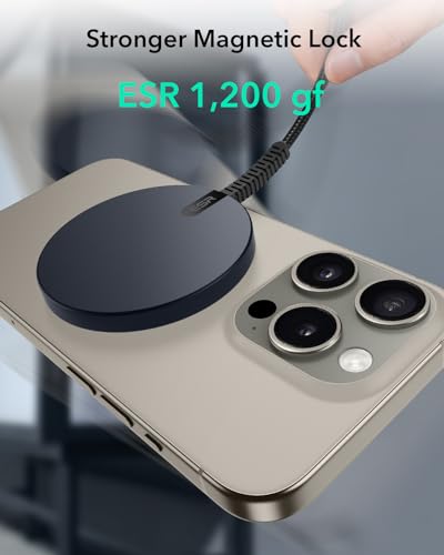 ESR for Magsafe Charger, 15W Wireless Charger, Magsafe Charger for iPhone 15 Pro Max/15 Pro/15 Plus/15/14/13/12, AirPods 4/3/Pro/Pro 2,Galaxy S25
