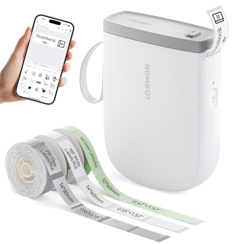 D11 Bluetooth Label Maker 300 Dpi Portable Label Printer With 3Rolls Labels