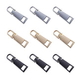 9 Pieces Zipper Pull Replacement Metal Zipper Pull Repair Zipper Pull
