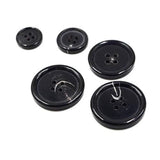 Natural Horn Button, For Blazer Suits Uniform Jacket, Four Holes Circu